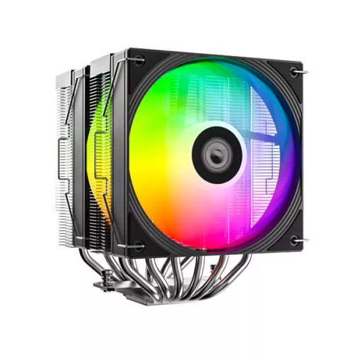 ID-Cooling CPU Cooler - FROZN A620 PRO SE ARGB (27,2dB; max 98,54 m3/h; 4Pin csatlakozó, 6 db heatpipe, 2x12cm, PWM)