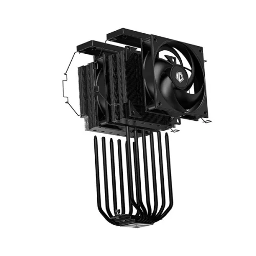 ID-Cooling CPU Cooler - FROZN A620 PRO XE BLACK (27,2dB; max 98,54 m3/h; 4Pin csatlakozó, 6 db heatpipe, 2x12cm)
