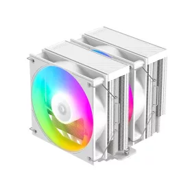   ID-Cooling CPU Cooler - FROZN A620 PRO XE ARGB SNOW (27,2dB; max 98,54 m3/h; 4Pin csatlakozó, 6 db heatpipe, 2x12cm)