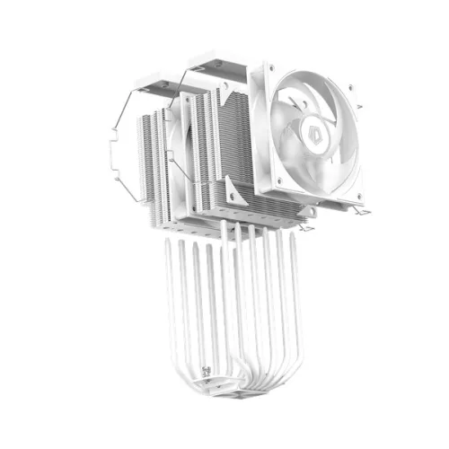 ID-Cooling CPU Cooler - FROZN A620 PRO XE ARGB SNOW (27,2dB; max 98,54 m3/h; 4Pin csatlakozó, 6 db heatpipe, 2x12cm)