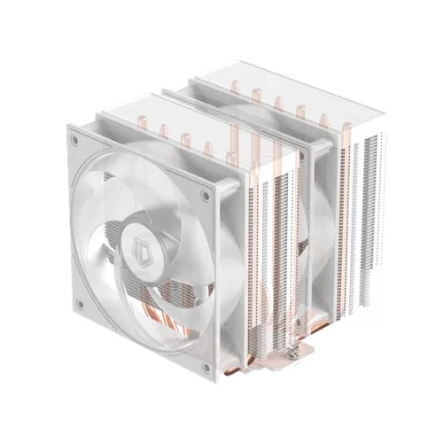 ID-Cooling CPU Cooler - FROZN A620 PRO XE ARGB SNOW (27,2dB; max 98,54 m3/h; 4Pin csatlakozó, 6 db heatpipe, 2x12cm)