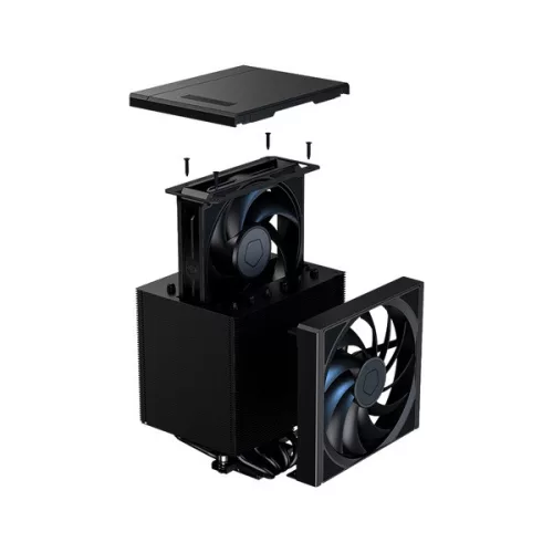 ID-Cooling CPU Cooler - FROZN A620 SLK (33,9dB; max 110,77 m3/h; 4Pin csatlakozó, 6 db heatpipe, 2x12cm, PWM)