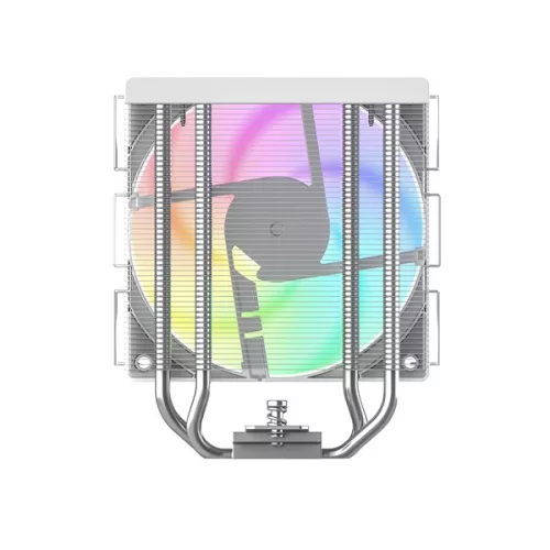 ID-Cooling CPU Cooler - SE-214-XT V2 ARGB WHITE (27,7dB; max. 98,54 m3/h; 4pin, 4 db heatpipe, 12cm, PWM, A-RGB, fehér)