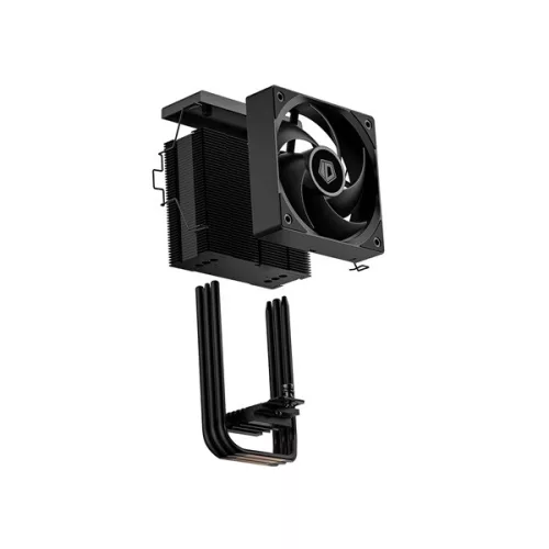 ID-Cooling CPU Cooler - SE-903-XT V2 BLACK (29,1dB; max. 80,02 m3/h, 4pin csatlakozó, 3 db heatpipe, 9cm, PWM)