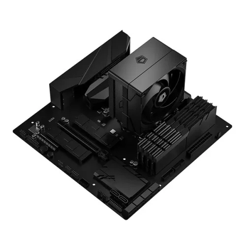 ID-Cooling CPU Cooler - SE-903-XT V2 BLACK (29,1dB; max. 80,02 m3/h, 4pin csatlakozó, 3 db heatpipe, 9cm, PWM)