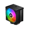 ID-Cooling CPU Cooler - SE-904-XT ARGB BLACK (29,1dB; max. 80,02 m3/h, 4pin csatlakozó, 3 db heatpipe, 9cm, PWM)