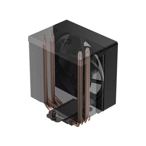 ID-Cooling CPU Cooler - SE-904-XT ARGB BLACK (29,1dB; max. 80,02 m3/h, 4pin csatlakozó, 3 db heatpipe, 9cm, PWM)