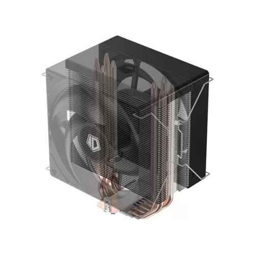 ID-Cooling CPU Cooler - SE-214-XT V2 PLUS (27,2dB; max. 98,54 m3/h; 4pin, 4 db heatpipe, 2x12cm, PWM)