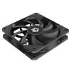 ID-Cooling Cooler 12cm - TF-12025-PRO-BLACK (35.2dB, max. 140,16 m3/h, 4pin, PWM, 12cm)