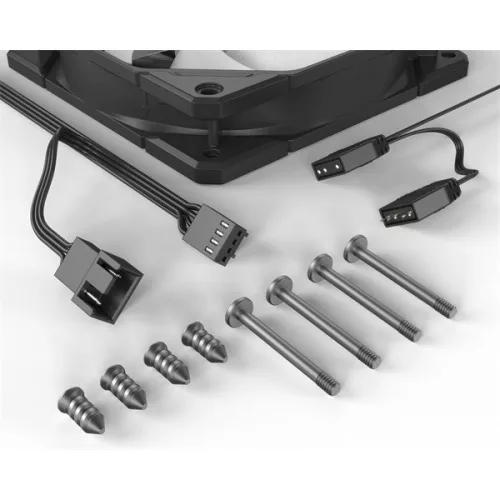 ID-Cooling Cooler 12cm - TF-12025-PRO ARGB REVERSE (35.2dB, max. 140,16 m3/h, 4pin, PWM, 12cm)