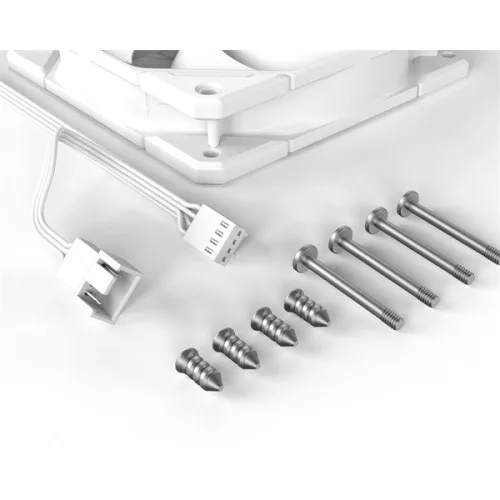 ID-Cooling Cooler 12cm - TF-12025-PRO WHITE (35.2dB, max. 140,16 m3/h, 4pin, PWM, 12cm)