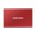 Samsung Külső SSD 2TB - MU-PC2T0R/WW (T7 external, piros, USB 3.2, 2TB)