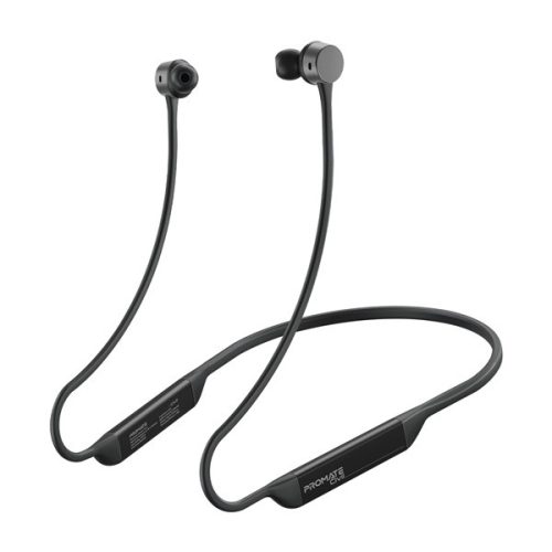 Promate Fülhallgató - CIVIL (In-Ear, BTv5.2, szilikon, nyakba akasztós, 230mAh, fekete)