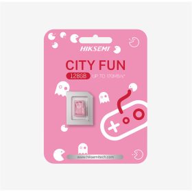  Hikvision HIKSEMI MicroSD kártya - CITY FUN 128GB microSDXC™, Class 10 and UHS-I, 3D NAND