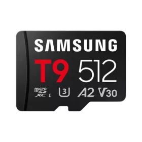   Samsung Memóriakártya - MB-MH512TB/WW (T9, 512GB, microSDXC, UHS-I, U3, V30, A2, R200/W130, USB kártyaolvasó)