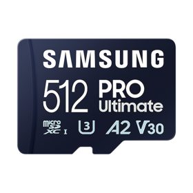   Samsung MicroSD kártya - 512GB MB-MY512SA/WW (PRO Ultimate, Class10, R200/W130, adapter, 512GB)