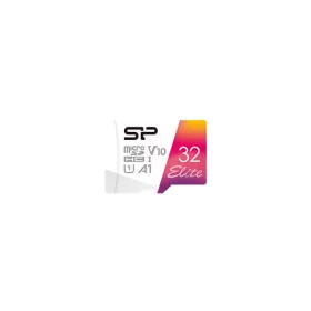   Silicon Power MicroSD kártya - 32GB microSDHC UHS-I U1, V10, A1 + adapter