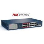   Hikvision Switch PoE - DS-3E0318P-E/M (16 port 100Mbps, 135W, 1 port 1000Mbps combo, L2)
