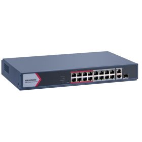   Hikvision Switch PoE - DS-3E1318P-EI/M (16 port 100Mbps, 130W, 2xRJ45 1000Mbps)