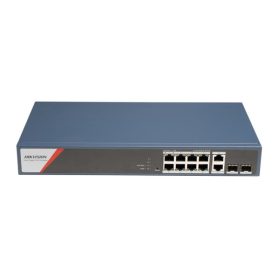   Hikvision Switch PoE - DS-3E1512HP-SI-8P2T2F (8 port 1000Mbps, 130W, 2xRJ45 1000Mbps, 2xSFP 1000Mbps)