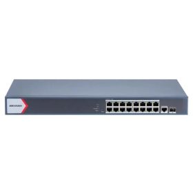   Hikvision Switch PoE - DS-3E1518P-EI/M (16 port 1000Mbps, 130W, 1xRJ45 1000Mbps, 1xSFP 1000Mbps)
