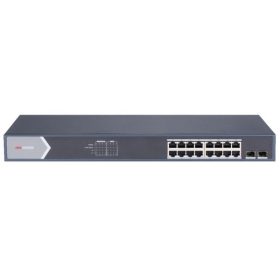   Hikvision Switch PoE - DS-3E1518P-SI (16 port 1000Mbps, 225W, 2xSFP 1000Mbps)