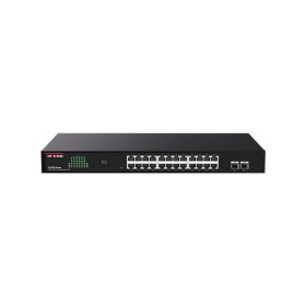   IP-COM Switch Menedzselhető - G2226F (24x1Gbps + 2x1Gbps SFP;  52Gbps; Rack)