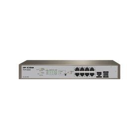   IP-COM Switch Vezérelhető PoE - PRO-S8-150W (8x1Gbps + 1x1Gbps SFP + 1x1Gbps; 8 af/at PoE+ port; 130W)