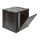 Legrand Rackszekrény - 19" fali kivitel (12U, 626x600x400, antracit, egyrekeszes, üvegajtós, készre szerelt, max: 36 kg)