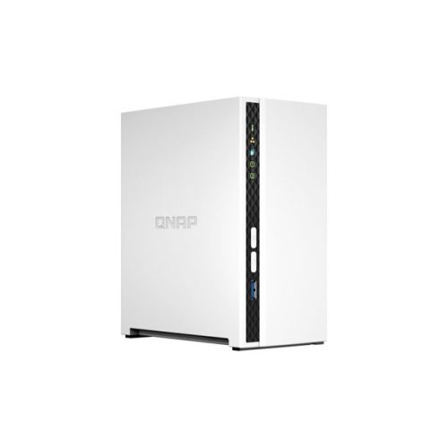 QNAP NAS - TS-233 (2HDD hely, SATA, CPU: 2,0GHz, RAM: 2GB, 1x RJ-45, 1x USB3.0)