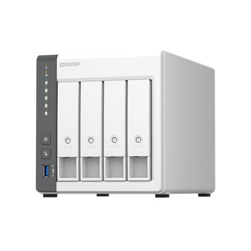 QNAP NAS - TS-433-4G (4HDD hely, SATA, CPU: 2,0GHz, RAM: 4GB, 1x RJ-45, 1x USB3.0)