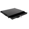 Equip Rackszekrény kiegészítő - EZD-1-B Cabinet Drawer, 1U, Black