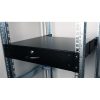 Equip Rackszekrény kiegészítő - EZD-2-B Cabinet Drawer, 2U, Black