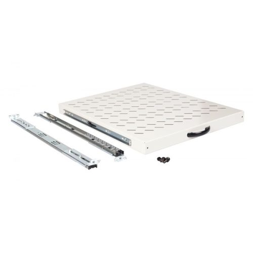 Equip Rackszekrény kiegészítő - EZVS-19-1-80-G (Kihúzható polc, 19", 1U, Mélység: 800mm, szürke)