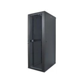   Manhattan Rackszekrény - 19" különálló kivitel (22U, 1144 (h) x 600 (w) x 600 (d) mm, IP20,  Flatpack, Fekete)
