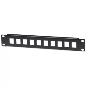   Manhattan Patch panel - Üres patch panel, 10 portos, 10" 1U, Fekete