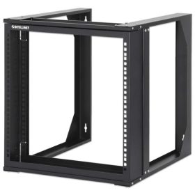   Manhattan Rackszekrény - 19" nyitott fali kivitel (9U, 493 (h) x 500 (w) x 450 (d) mm, Fekete)