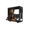 Be Quiet! Számítógépház - Pure Base 600 Window Orange (ATX, edzett üveg oldallap, fekete/narancssárga)