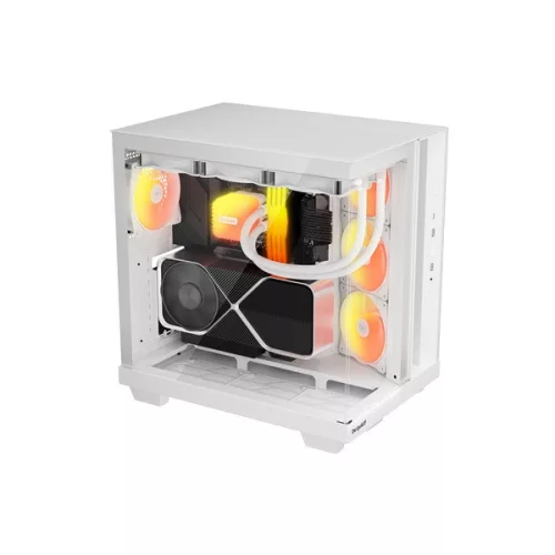 Be Quiet! Számítógépház - LIGHT BASE 500 LX White (ATX, edzett üveg oldallap, fehér)