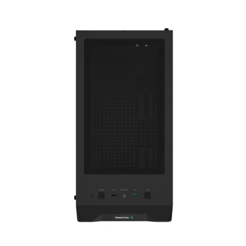 DeepCool Számítógépház - CC560 V2 Limited (fekete, ablakos, venti nélkül,  ATX, 1xUSB3.0, 1xUSB2.0)
