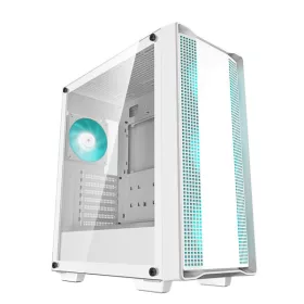   DeepCool Számítógépház - CC560 WHITE V2 (fehér, ablakos, 4x12cm LED venti, ATX, 1xUSB3.0, 1xUSB2.0, fehér)