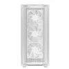 DeepCool Számítógépház - CC560 MESH WH V2 (ablakos, 4x12cm A-RGB ventilátor, ATX, 2xUSB3.0, fehér)
