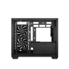 DeepCool Számítógépház - CG330 3F (fekete, ablakos, 3x12cm A-RGB, BTF, mATX, 2xUSB3.0, 1xUSB2.0)
