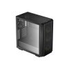 DeepCool Számítógépház - CG560 (fekete, ablakos, 1x14+3x12cm ventilátor, Mini-ITX / Mico-ATX / ATX / E-ATX, 2xUSB3.0)