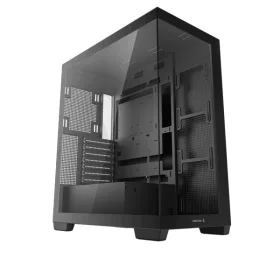   DeepCool Számítógépház - CG580 (fekete, ablakos, venti nélkül, BTF, ATX, 2xUSB3.0, 1xUSB2.0)