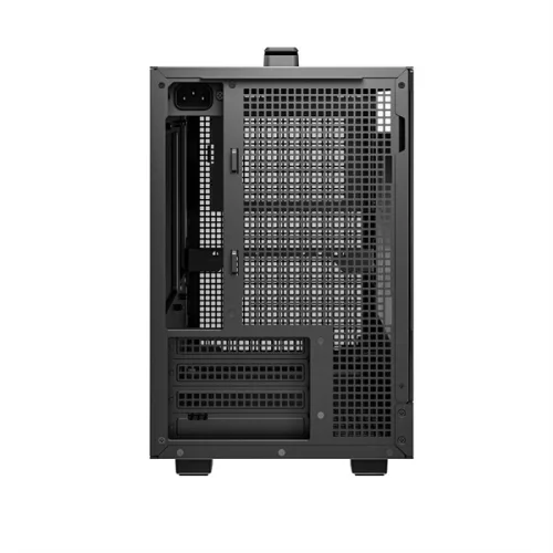 DeepCool Számítógépház - CH160 PLUS (mATX, 2xUSB3.0, Type-C, fekete)