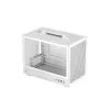 DeepCool Számítógépház - CH160 WH (Mini-ITX, 2xUSB3.0, Type-C, fehér)