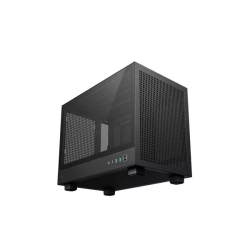 DeepCool Számítógépház - CH160 (Mini-ITX, 2xUSB3.0, Type-C, fekete)