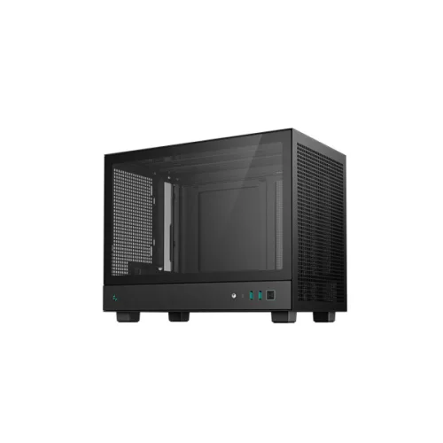 DeepCool Számítógépház - CH160 (Mini-ITX, 2xUSB3.0, Type-C, fekete)