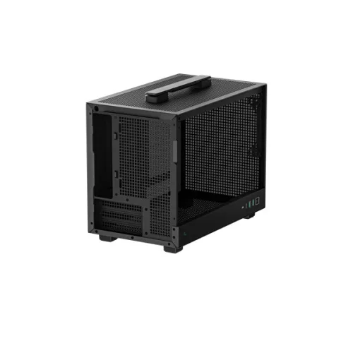 DeepCool Számítógépház - CH160 (Mini-ITX, 2xUSB3.0, Type-C, fekete)